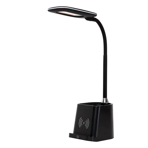 Lucide TESSA - Bureaulamp - LED Dimb. - 1x3,2W 3000K - Zwart - detail 4